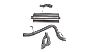 Chevrolet Tahoe Performance Exhaust - Single Side - CORSA Performance - Cat Back Sport - Polished - `15-`20